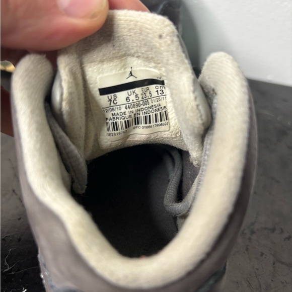Nike Air Jordan 5 Retro TD Wolf Grey/ Light Graphite Toddler Shoes Size 7C Rare - Picture 12 of 13